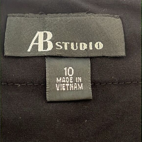 Sleeveless Tie Dye-Look Sheath Midi Dress - Size 10 - Picture 3 of 5